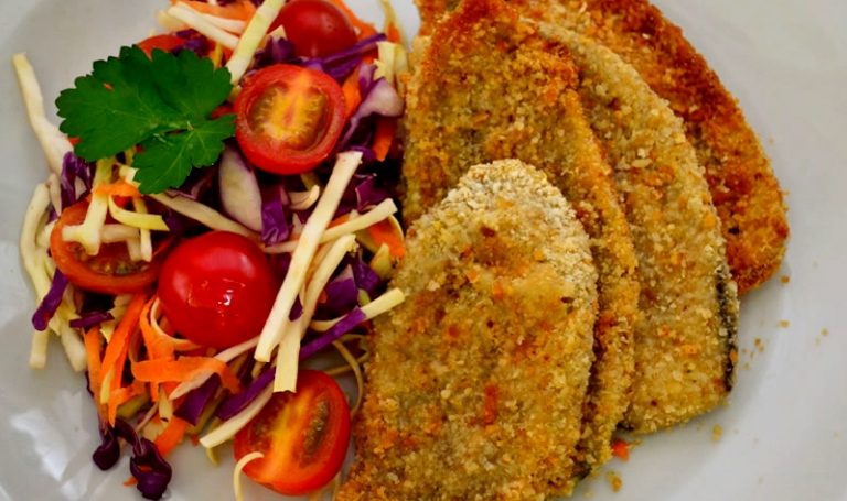 Milanesas De Berenjena Veganas [Sin Huevo]